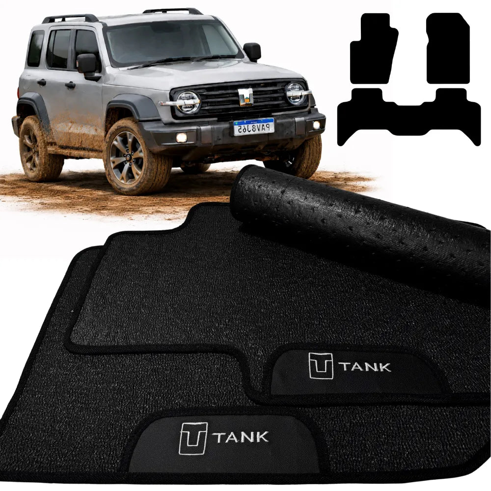 ALFOMBRAS GOMA PREMIUM TANK 300 2025 A 2026 3 PIEZAS