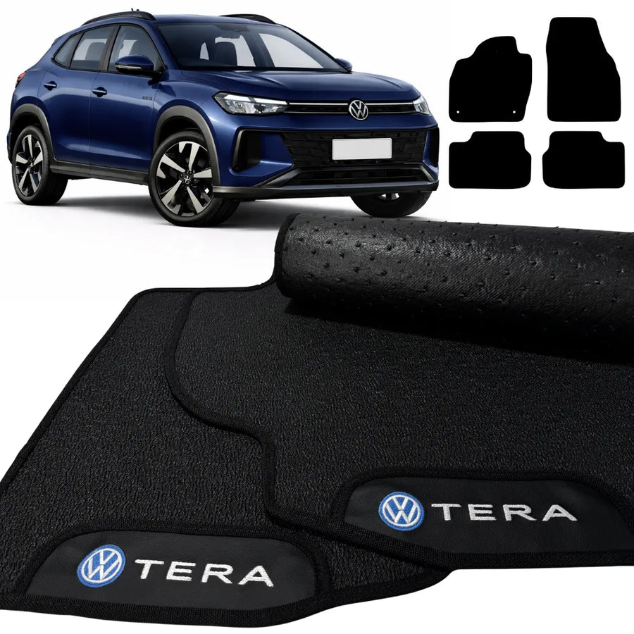 ALFOMBRAS GOMA PREMIUM TERA 2025 A 2026 4 PIEZAS