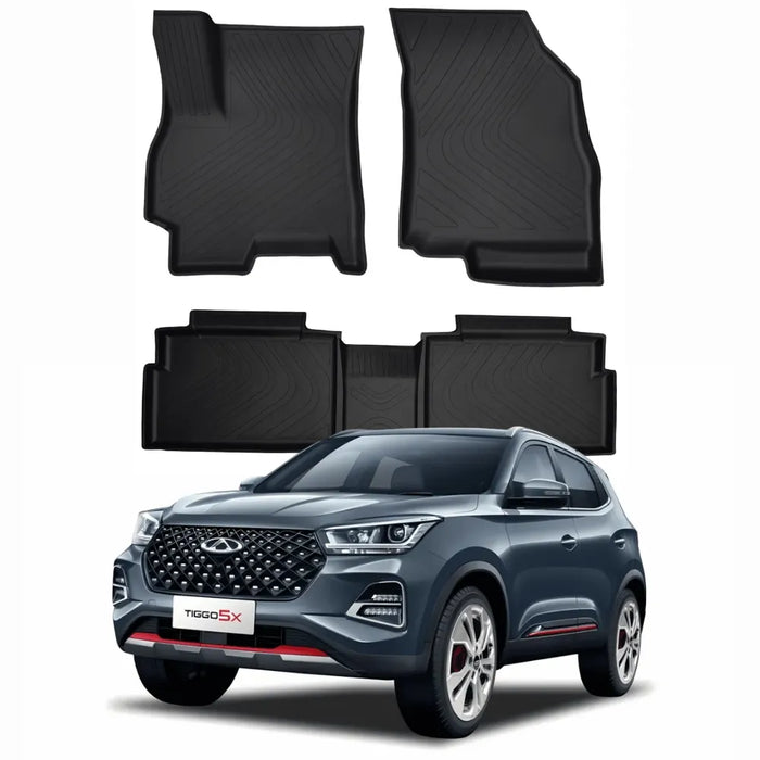 ALFOMBRA BANDEJA TIGGO 5X PRO 2023 A 2026 NEGRO 5 PIEZAS