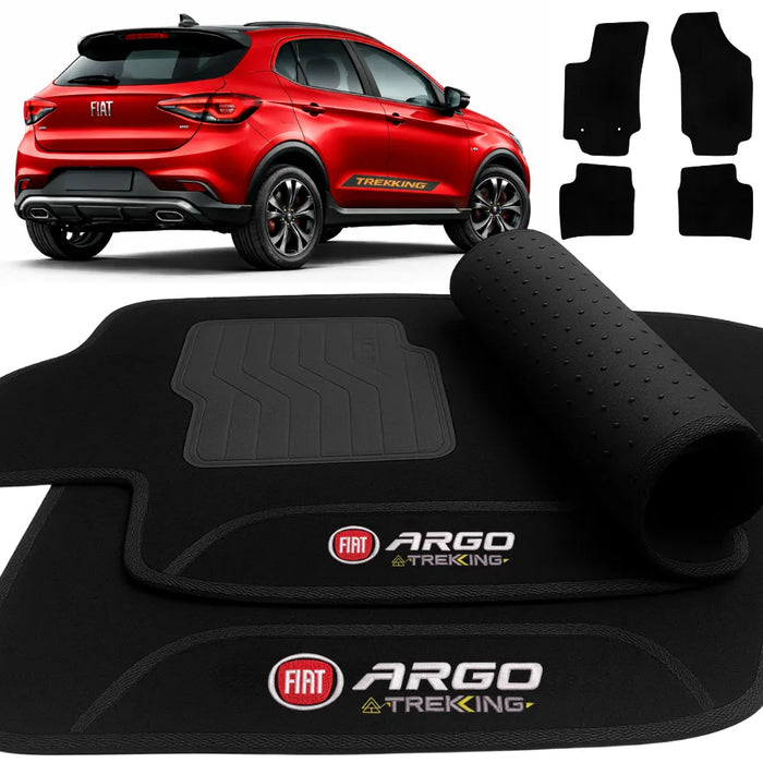 ALFOMBRA NEGRO ARGO TREKKING 2017 A 2022 4 PIEZAS