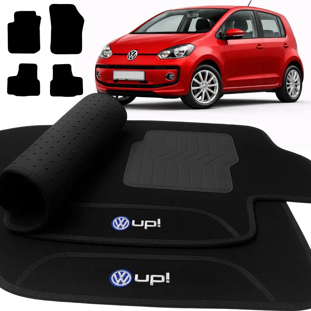 ALFOMBRA NEGRO UP! 2014 A 2024 4 PIEZAS