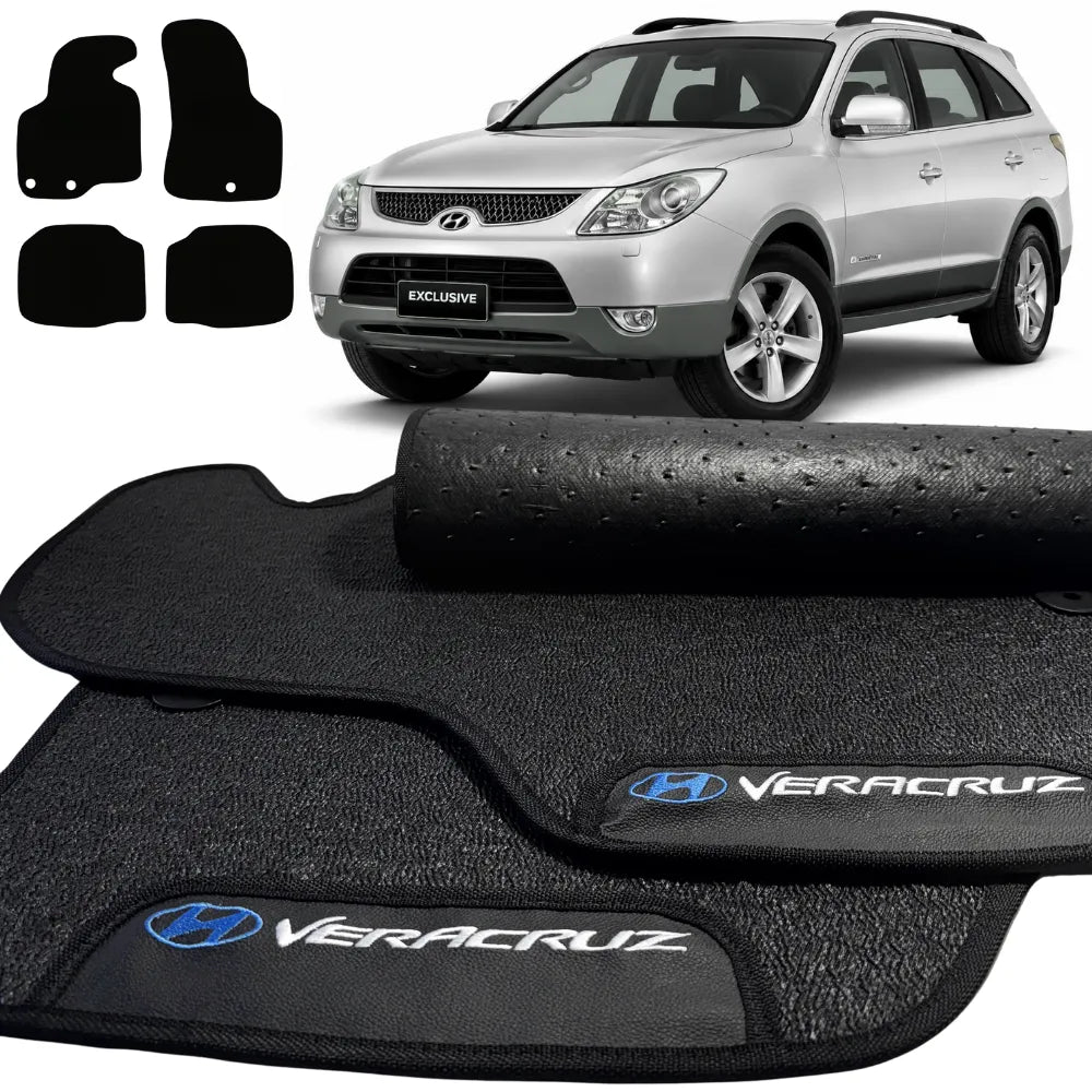 ALFOMBRAS GOMA PREMIUM VERACRUZ 2007 A 2012 4 PIEZAS