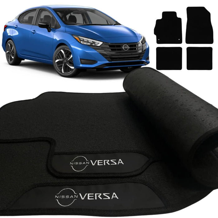 ALFOMBRAS GOMA PREMIUM VERSA 2020 A 2025 4 PIEZAS