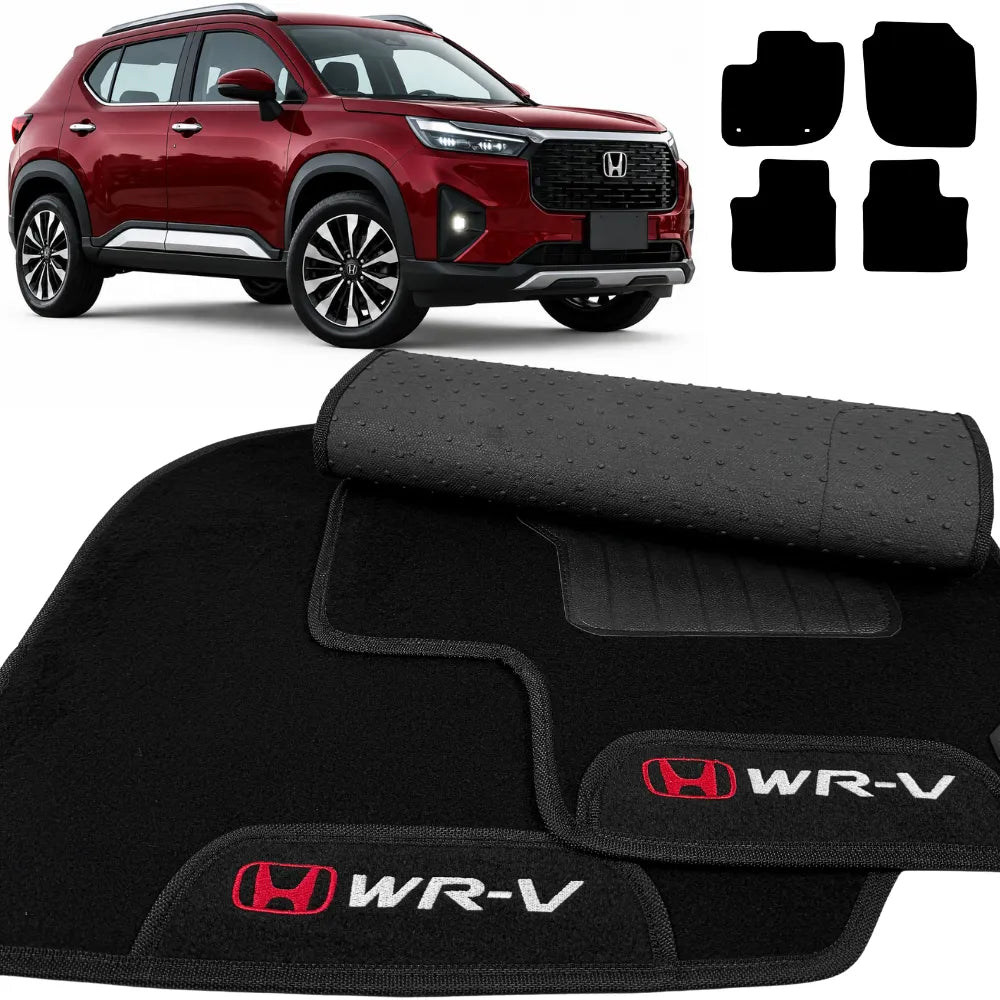 ALFOMBRA NEGRO HONDA WR-V 2026 4 PIEZAS