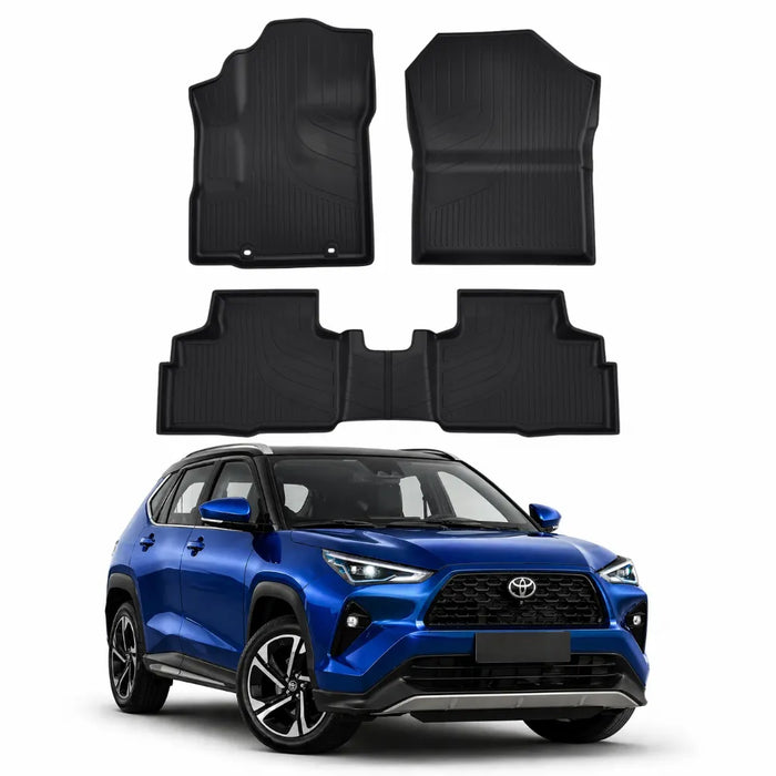 JUEGO DE ALFOMBRA BANDEJA PREMIUM YARIS CROSS HYBRID 2026 - COMPLETO