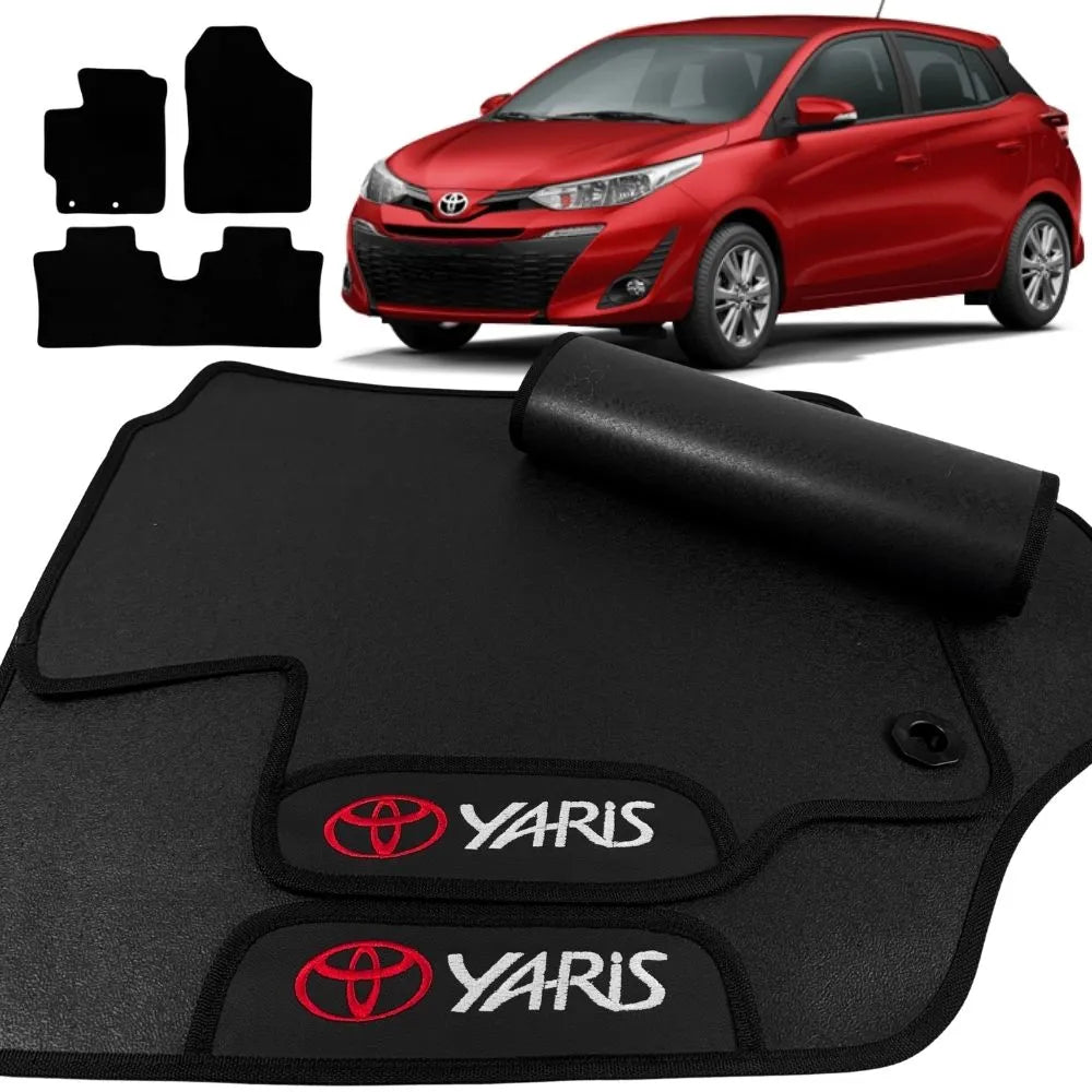 ALFOMBRA GOMA PREMIUM YARIS HATCH 2018 A 2025 3 PIEZAS